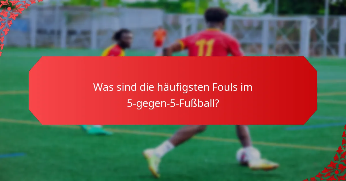 Wie funktionieren Auswechslungen im 5-gegen-5-Fußball?
