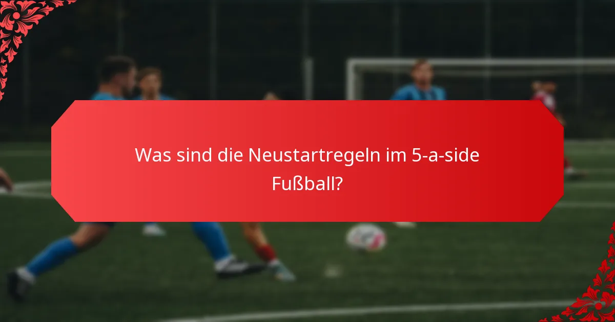 Was ist der Torraum im 5-a-side Fußball?