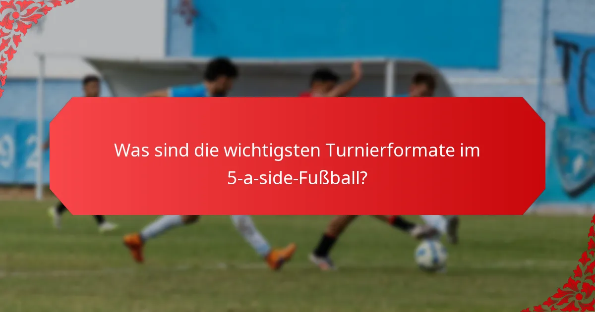 Wie sind Gruppenphasen im 5-a-side-Fußball organisiert?